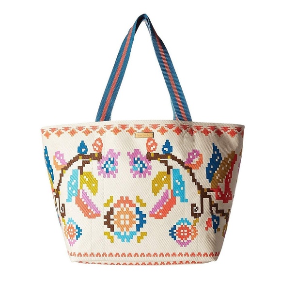 Vera Bradley Handbags - Vera Bradley Canvas Beach Tote, NWT Large